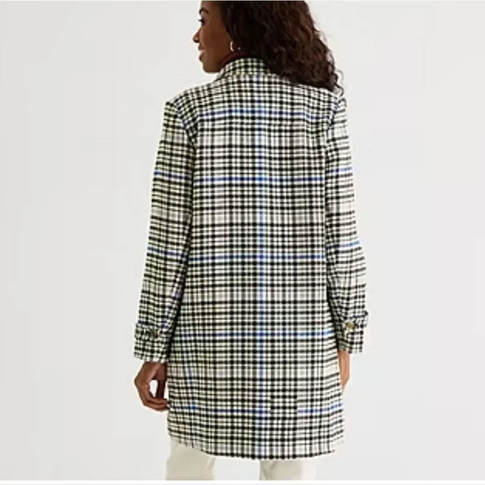 St. John's Bay Midweight Quilted Coat Size Medium NWT